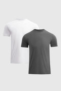 Signature Crew 2-Pack — White & Grey