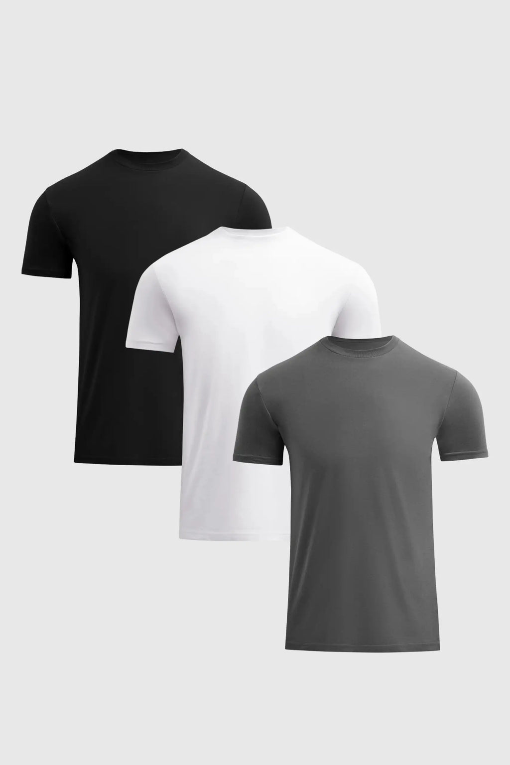 Signature Crew 3-Pack — Black, White & Grey