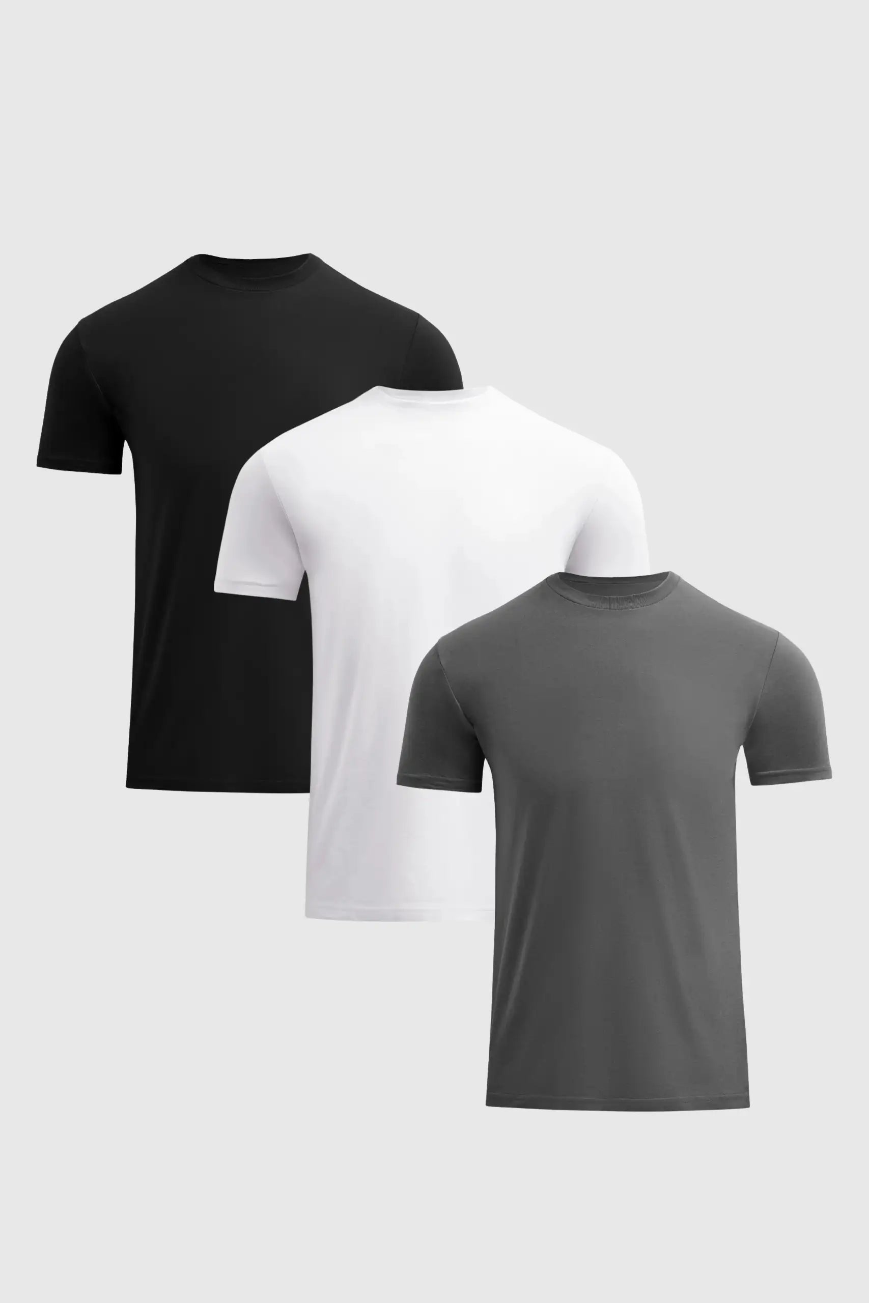Signature Crew 3-Pack — Black, White & Grey