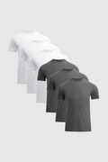 Signature Crew 6-Pack — White & Grey