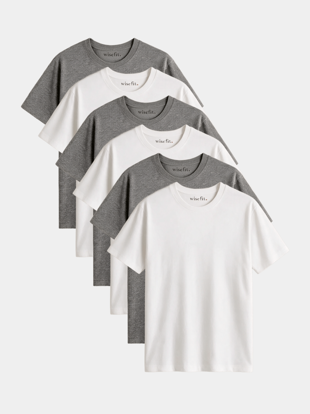 Signature Crew 6-Pack — White & Grey