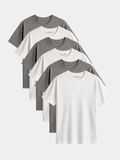 Signature Crew 6-Pack — White & Grey