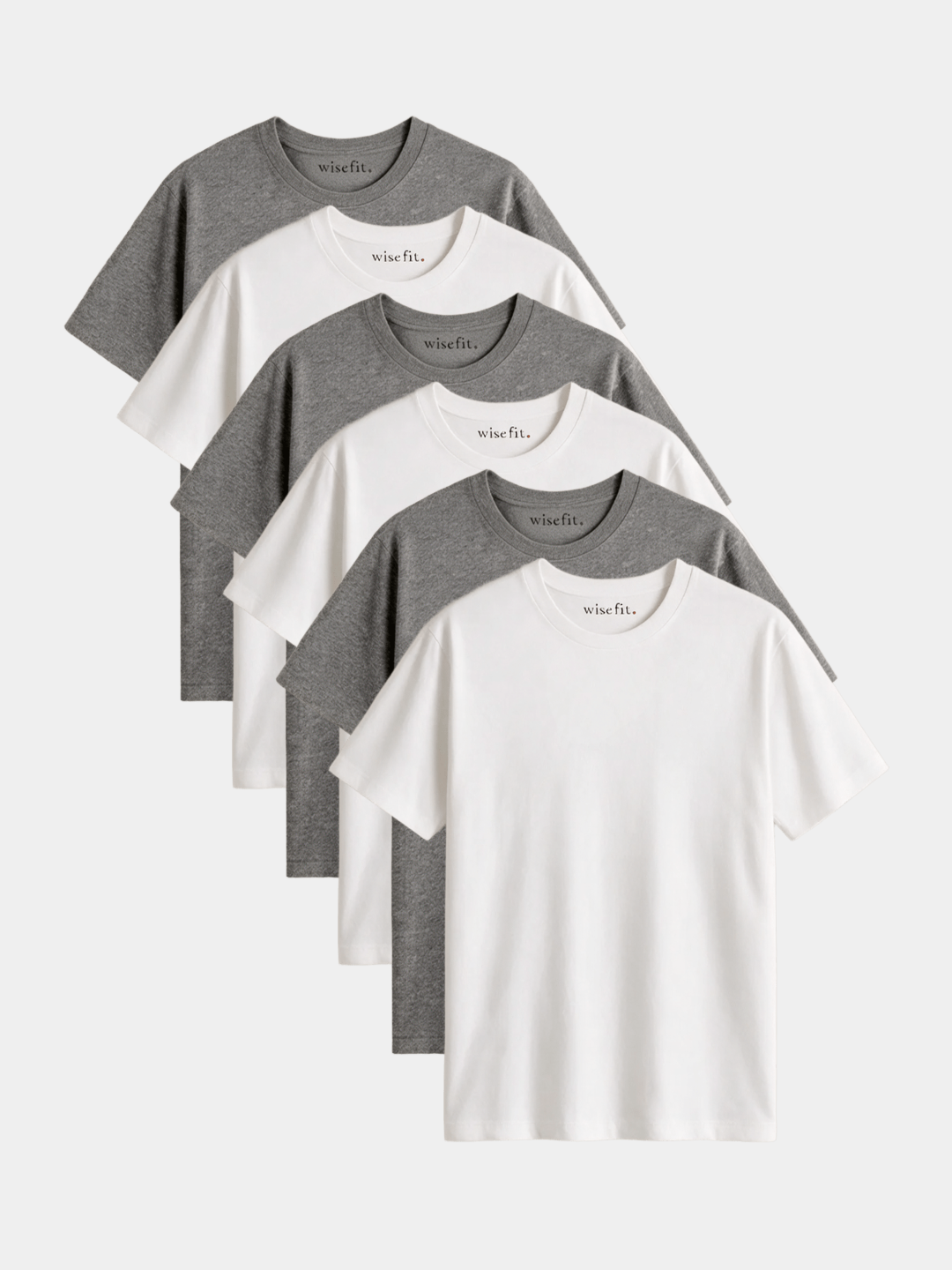 Signature Crew 6-Pack — White & Grey