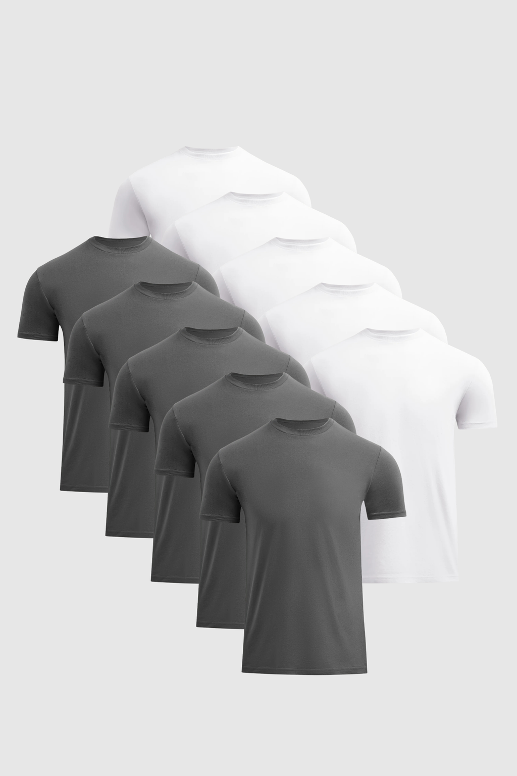 Signature Crew 10-Pack — White & Grey