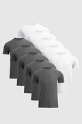 Signature Crew 10-Pack — White & Grey