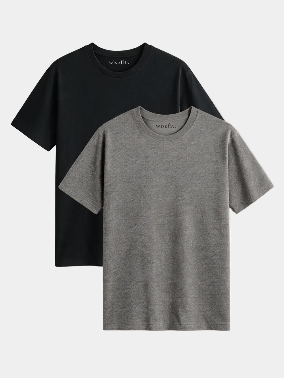 Signature Crew 2-Pack — Black & Grey